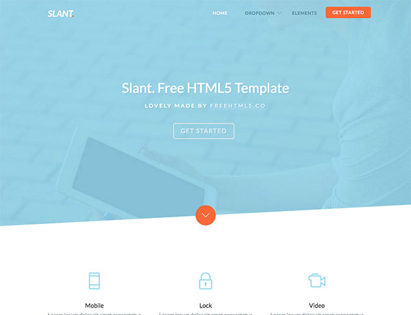 Free HTML5 Bootstrap Template